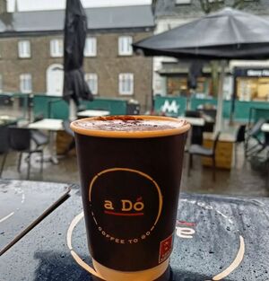 A Do coffee cup image